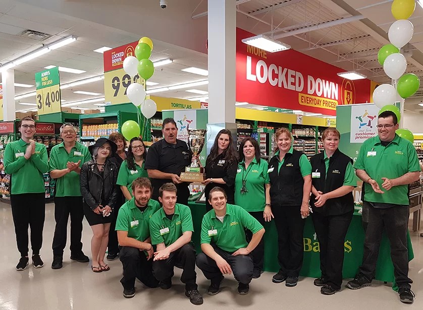 Ancaster Food Basics employees win Customer Promise Award UFCW Locals
