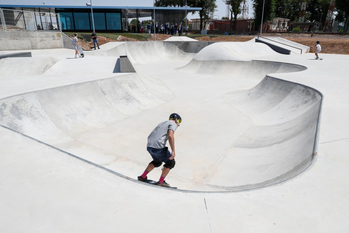 Inaugurado el skatepark Ignacio Echevarría en Paracuellos de Jarama