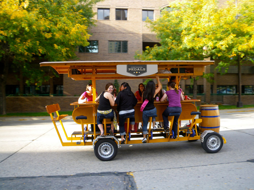 Best Pedal Bar in Minnesota Drink, Pedal, and Enjoy the View with