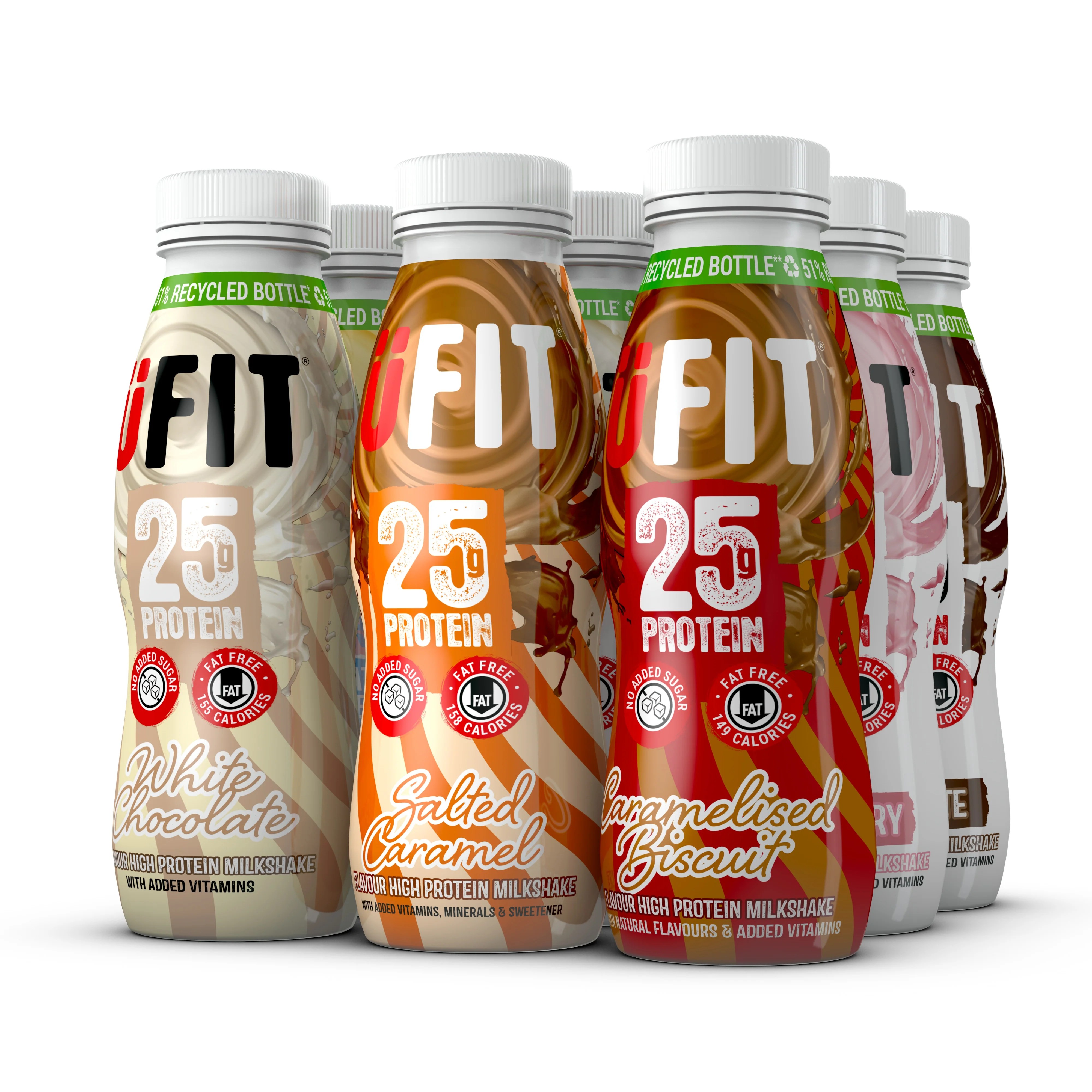 UFIT Drinks 25g Protein Shake Variety Pack UK's No.1
