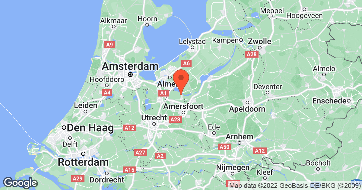 Spakenburg Kaart Nederland UFO in Spakenburg UFO Meldpunt Nederland