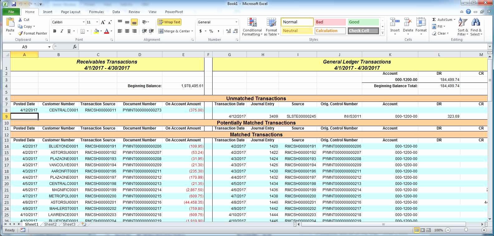 50 Create A Ledger In Excel