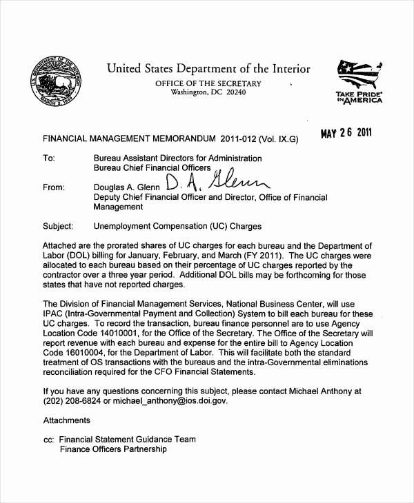 50 Example Of A Short Memo