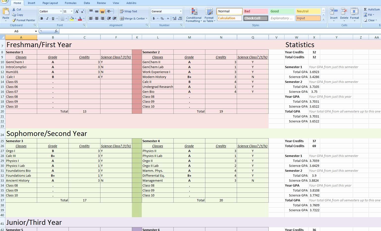 How To Calculate Average Gpa In Excel Haiper