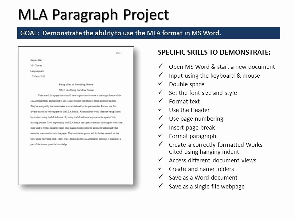 50 Mla Formatting In Word 2010