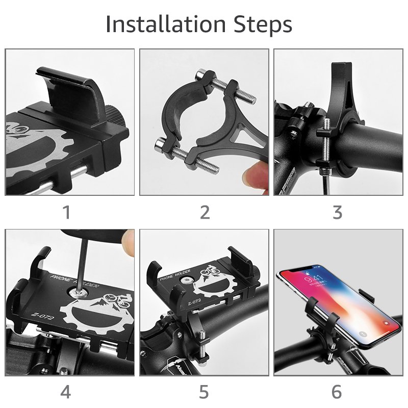 Phone holder for electric scooter UFSCOOTER