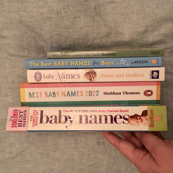 Free baby names books