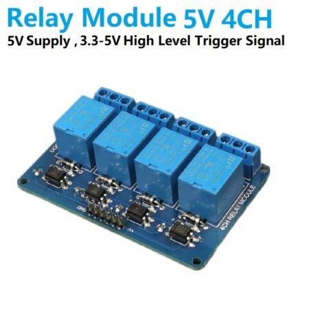 Relay Module 5V 4CH Active High Trigger | UGE Electronics Egypt