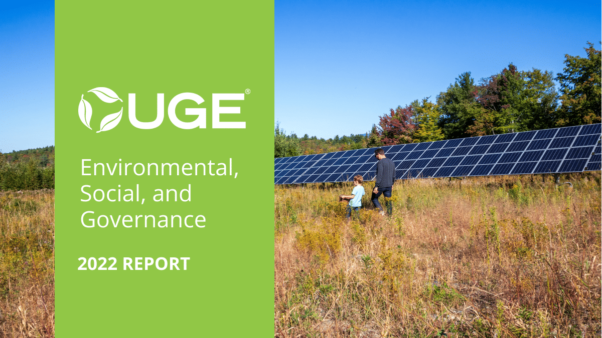 UGE Releases 2022 Environmental, Social, and Governance Report UGE