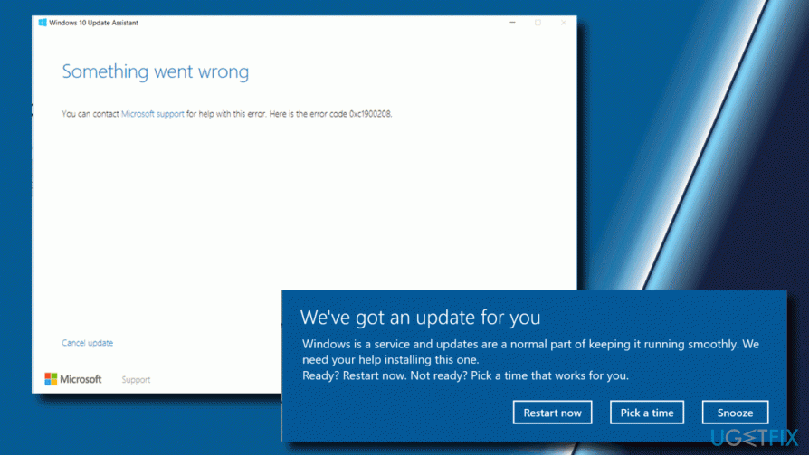 What does it mean when it says incompatible program?