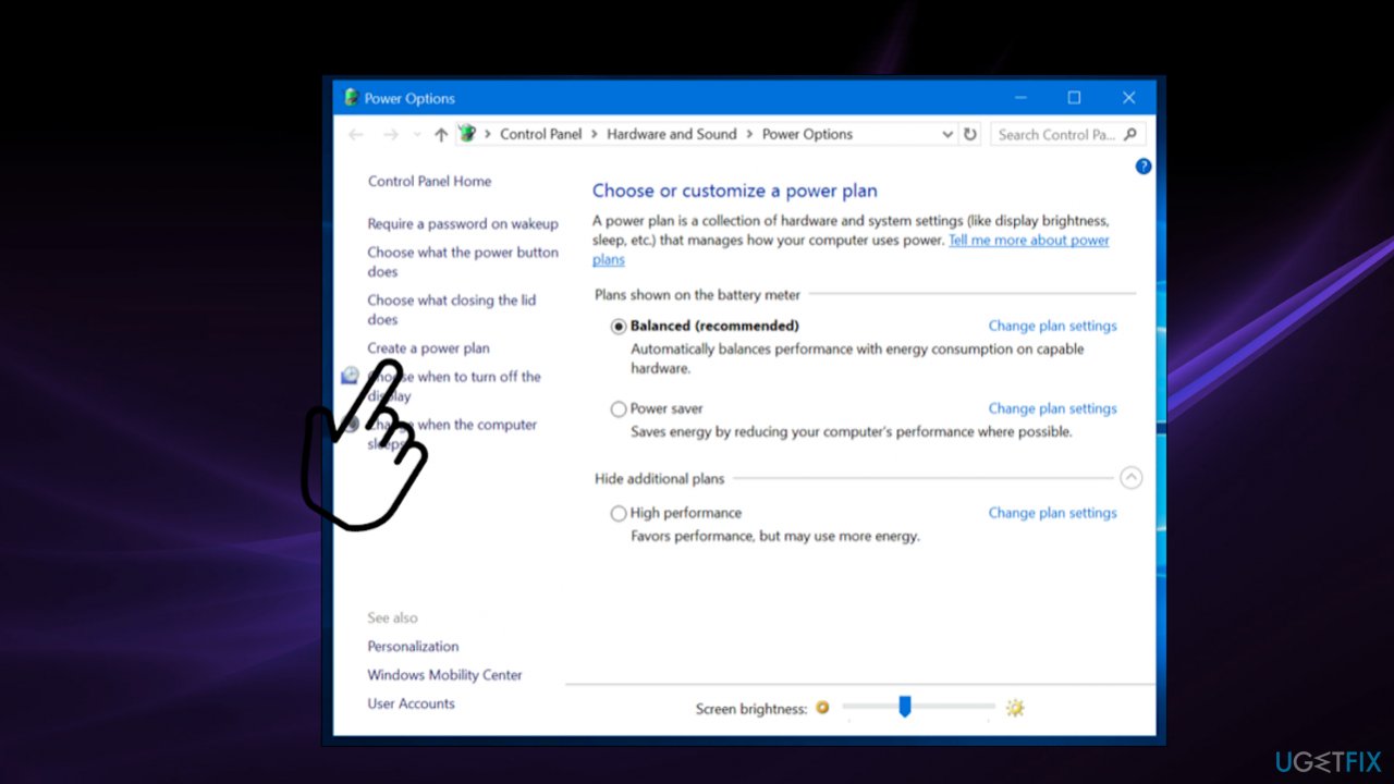 Fix Can’t access complete power options in Windows 10