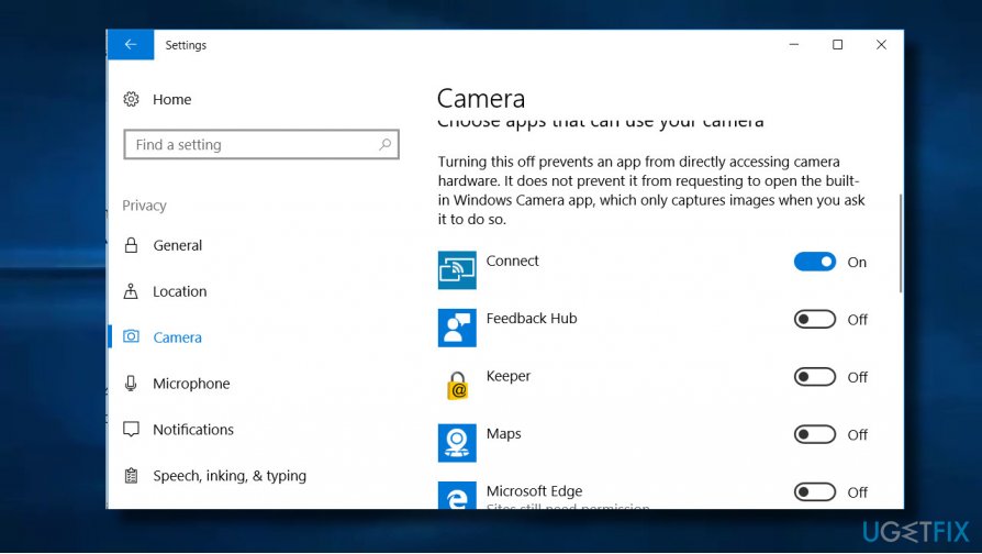 How to fix camera error 0xA0F4244 (0xC00DABE0) on Windows 10?