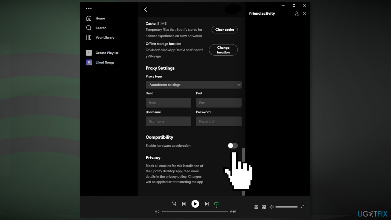 How to fix "The Spotify application is not responding" error in Windows?
