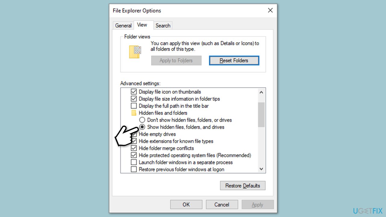 How to fix Desktop folder missing in Windows?
