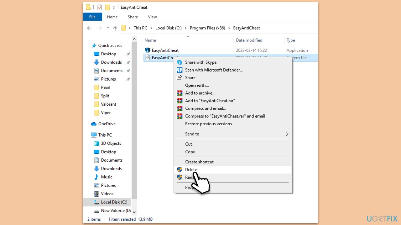 How to fix Easy AntiCheat error 30005 (Create File Failed with 32