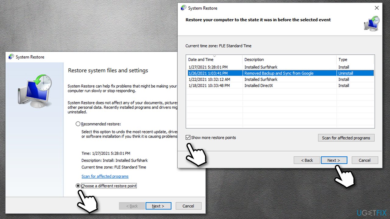 Failed with 0x57 retrieving appmodel runtime status for package windows.