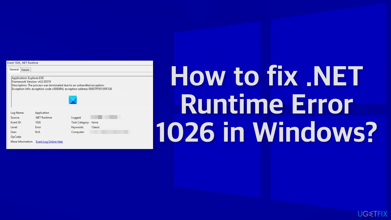 How to fix Runtime Error 1026 in Windows?