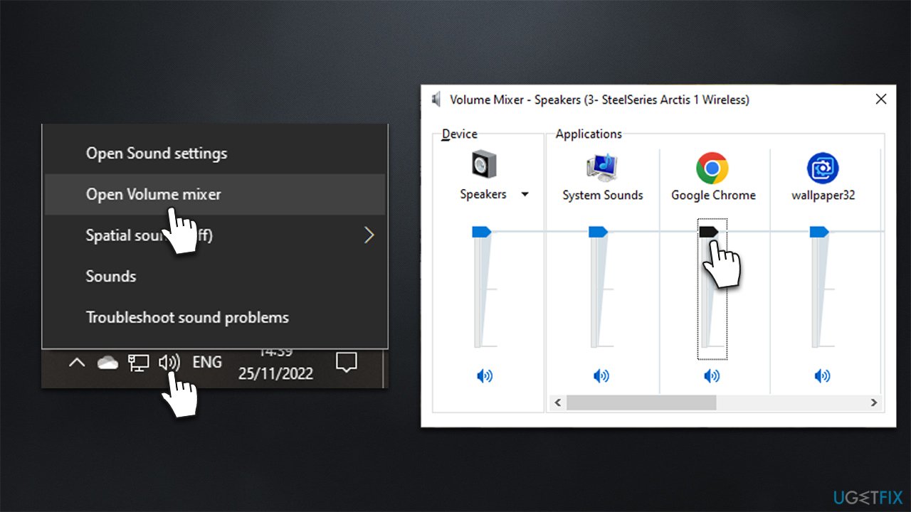 How to fix sound not working in Chrome and other browsers?