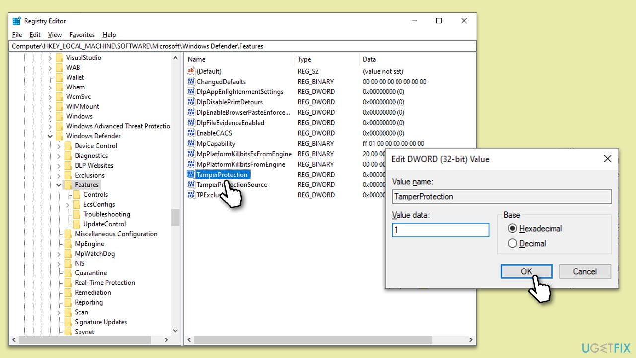 How to fix Tamper Protection not working in Windows?