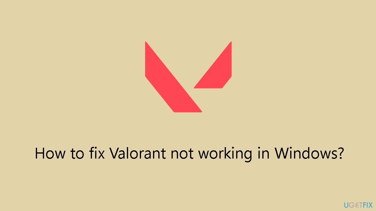 How to fix Valorant not working in Windows?
