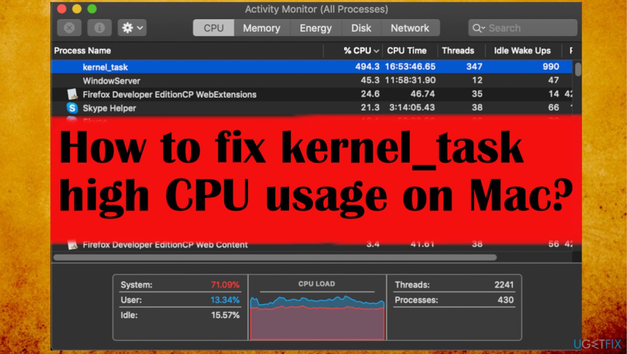 How to fix kernel_task high CPU usage on Mac?