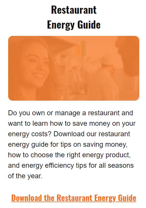 Natural Gas for Restaurants UGI EnergyLink