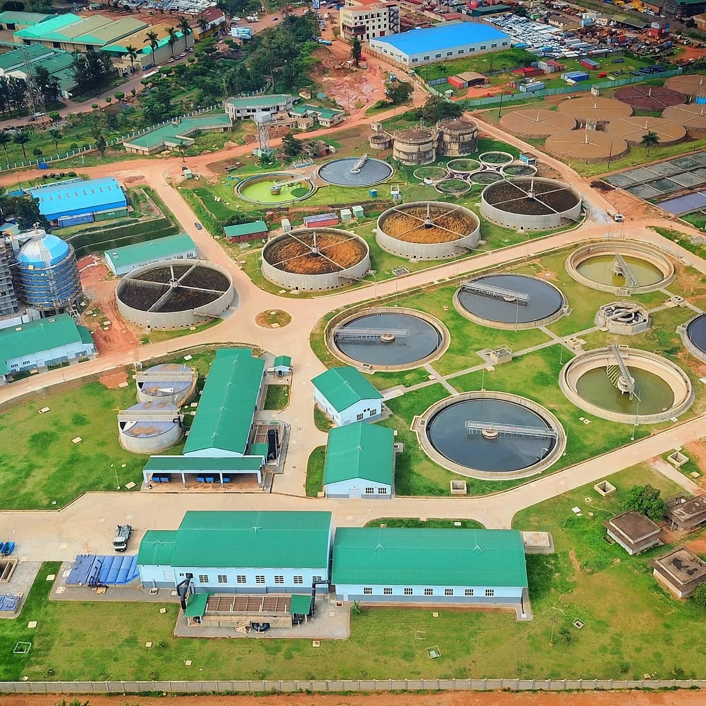 The Largest Sewage Treatment Plant in East And Central