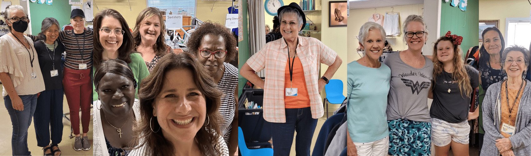 Volunteering in the Women's Clothes Closet Union Gospel Mission