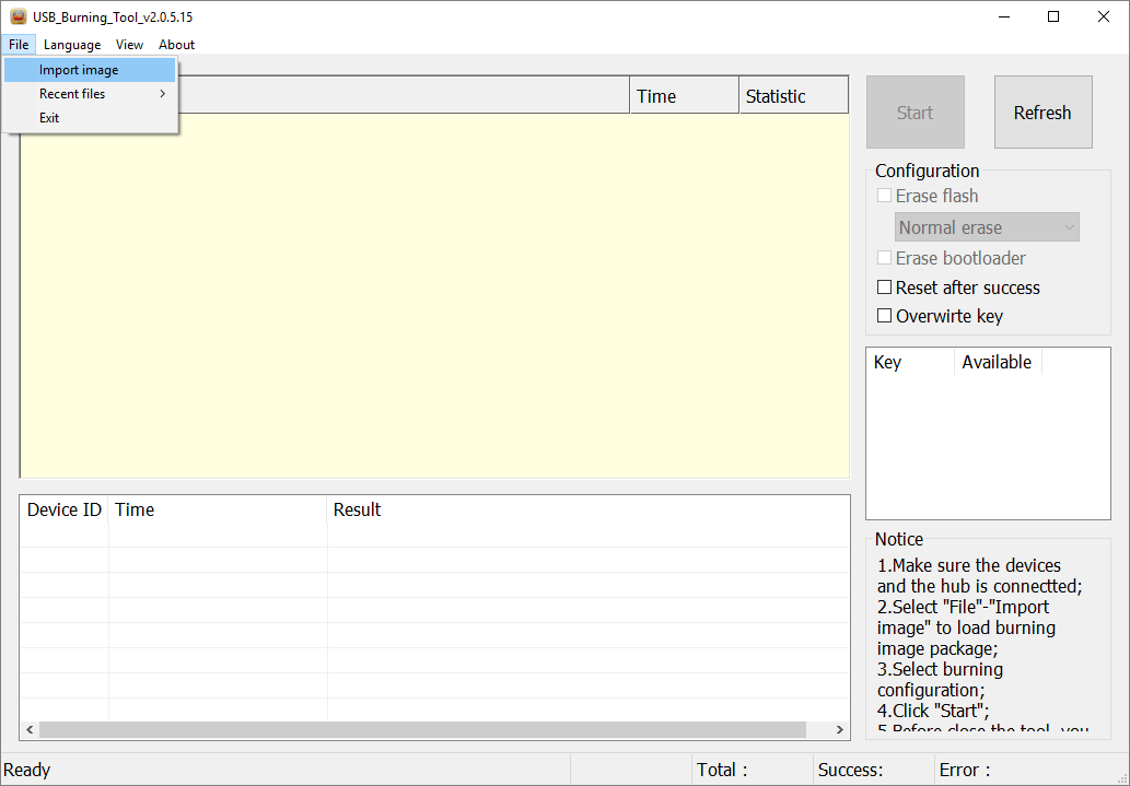 Usb burning tool для windows 10