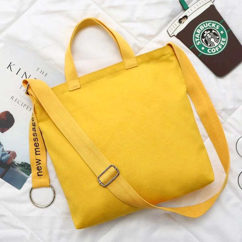 16 Oz. Custom Canvas Messenger Tote Bag Unison Global Sourcing Inc