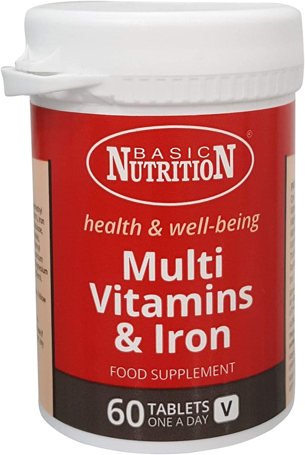 Basic Nutrition Multivitamins and Iron 60 Tablet WELLNESS PRO