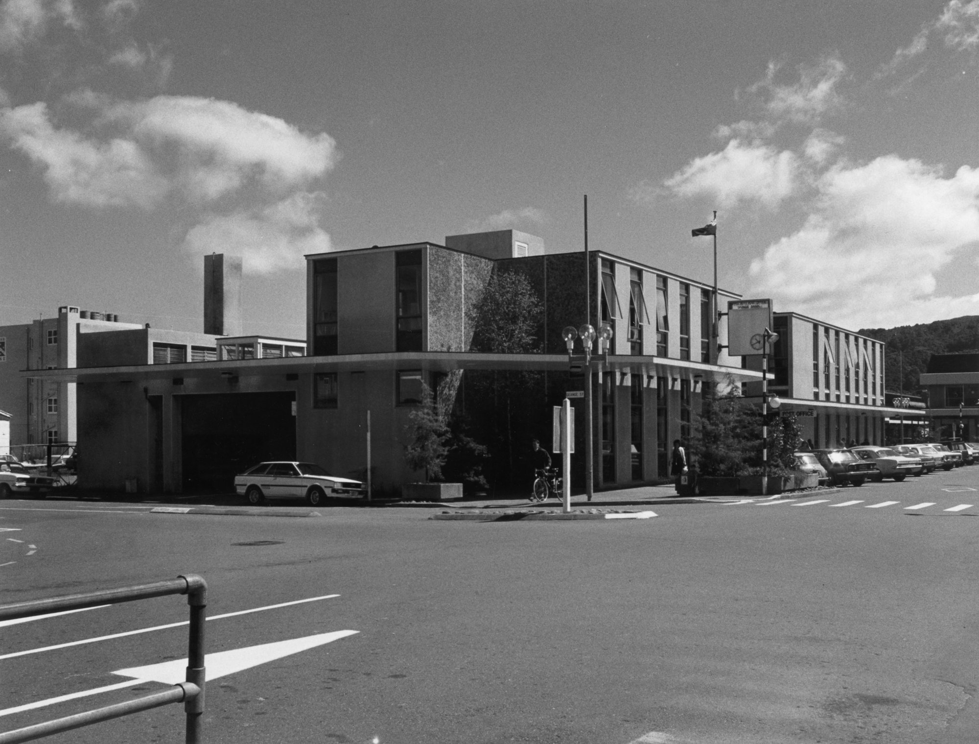 Geange Street, west side; Post Office, from the southeast. Upper