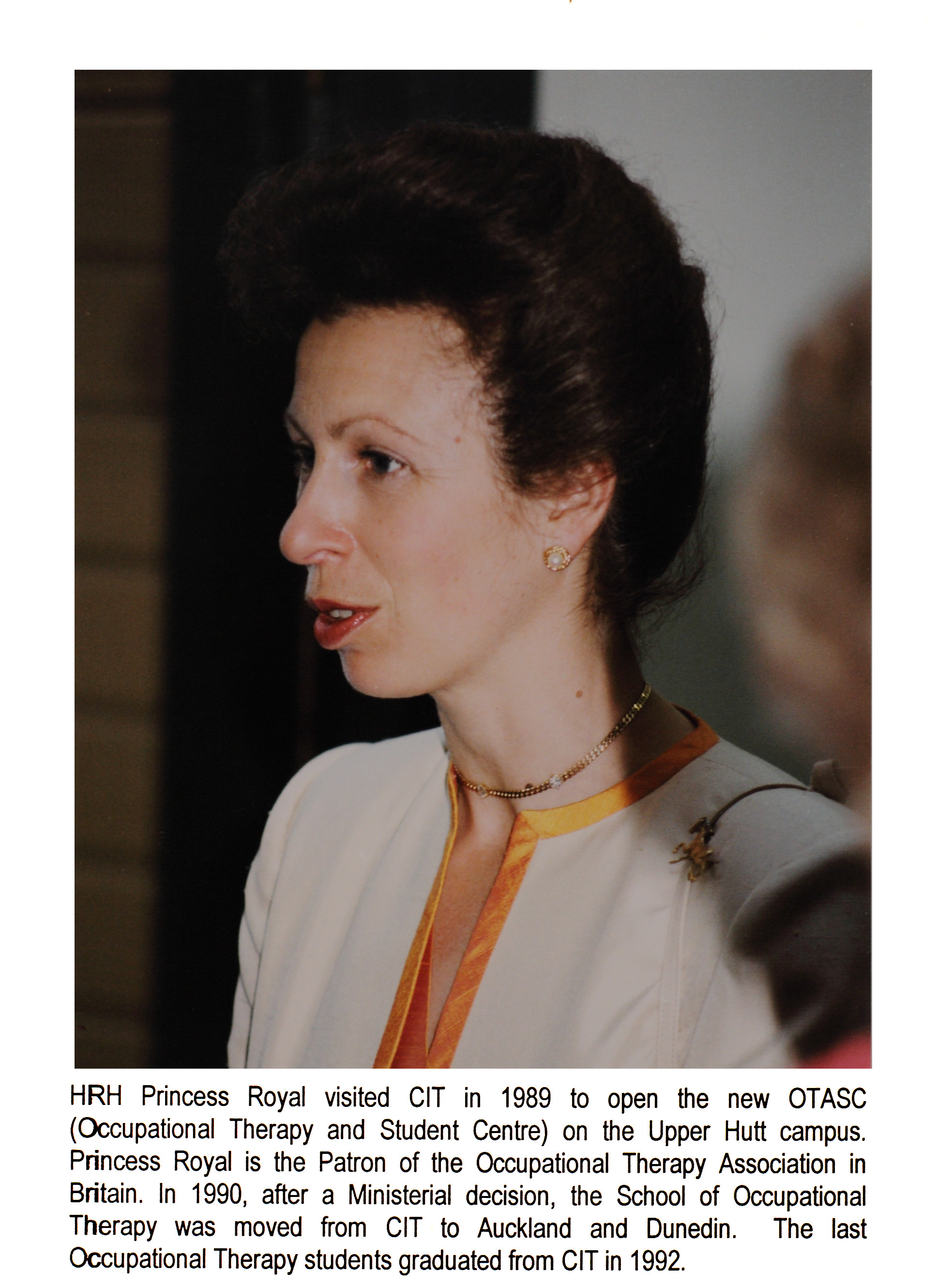 Central Institute of Technology; Princess Anne opens the occupational