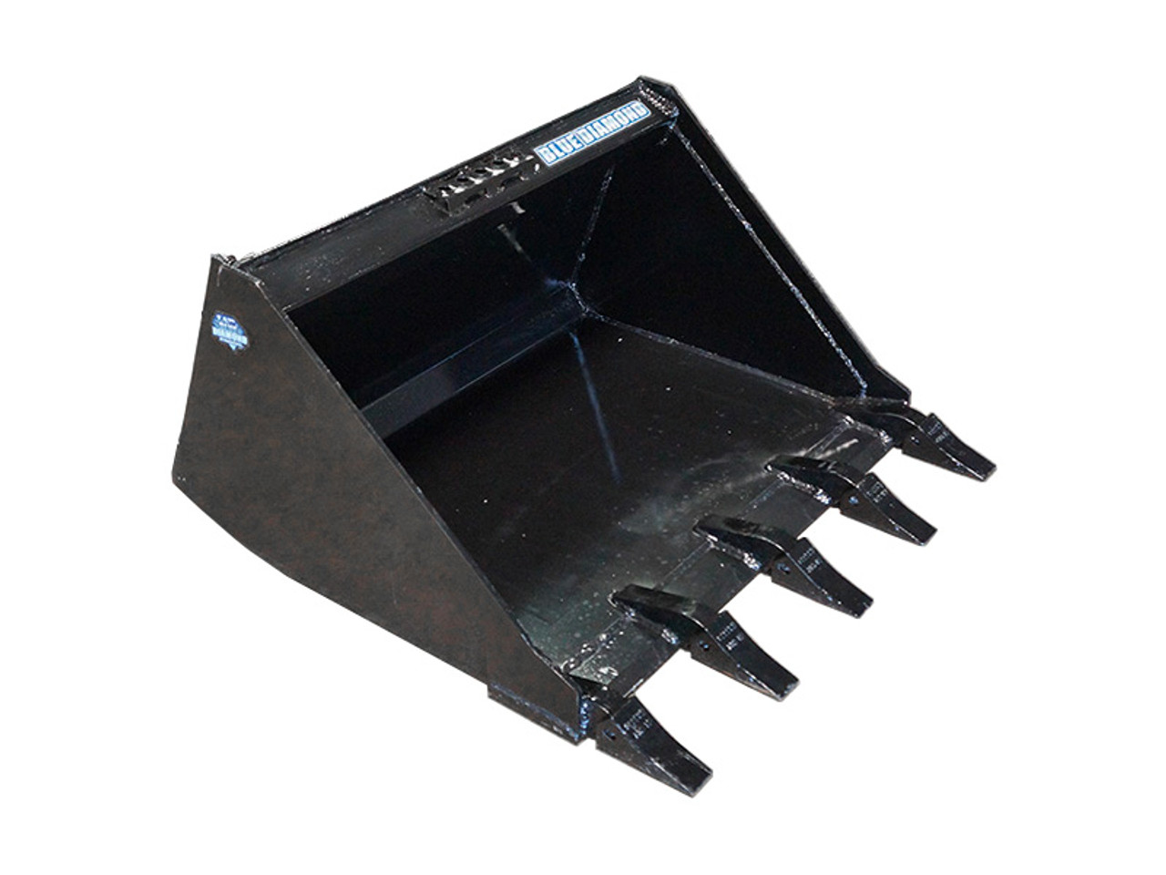 Mini Skid Steer Bucket 20" Back Blue Diamond Uhi Attachment Yard