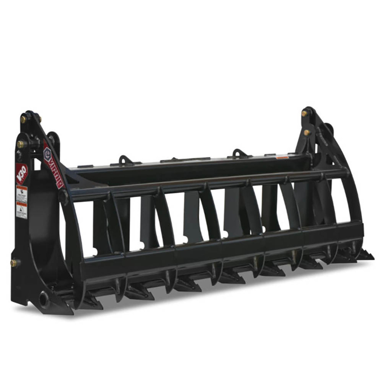 V30 Compact Tractor Root Rake Grapple Virnig Uhi Attachment Yard