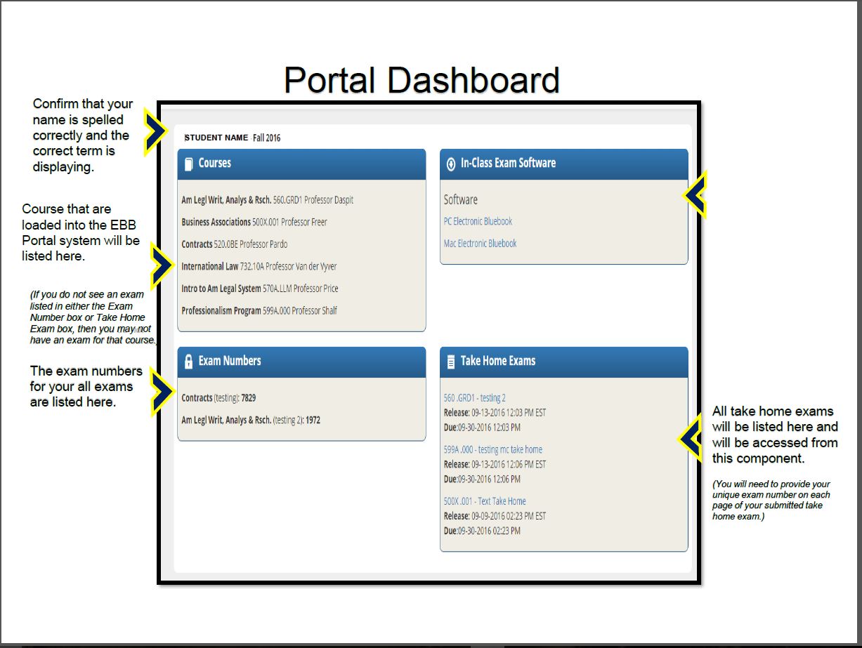 EBB Portal Instructions University of Houston