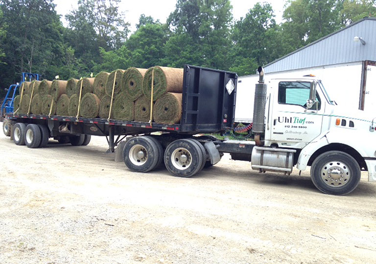Uhl Turf Commercial Big Roll and Small Roll Fescue, HGT Healthy Grass