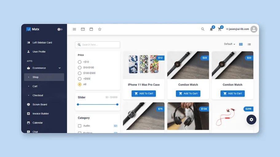Best Material UI Admin Dashboards for 2022 UILib's Blog