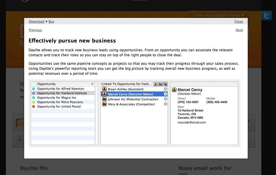 Modal design pattern example at Marketcircle 8 of 77