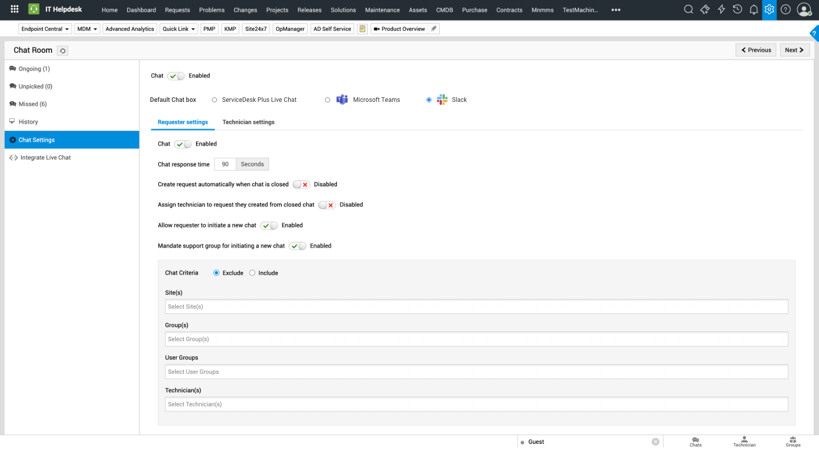 ManageEngine ServiceDesk Plus