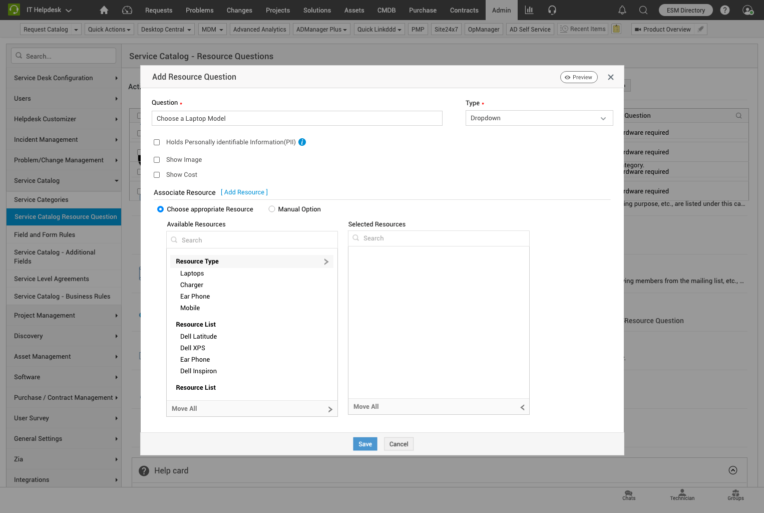 ManageEngine ServiceDesk Plus