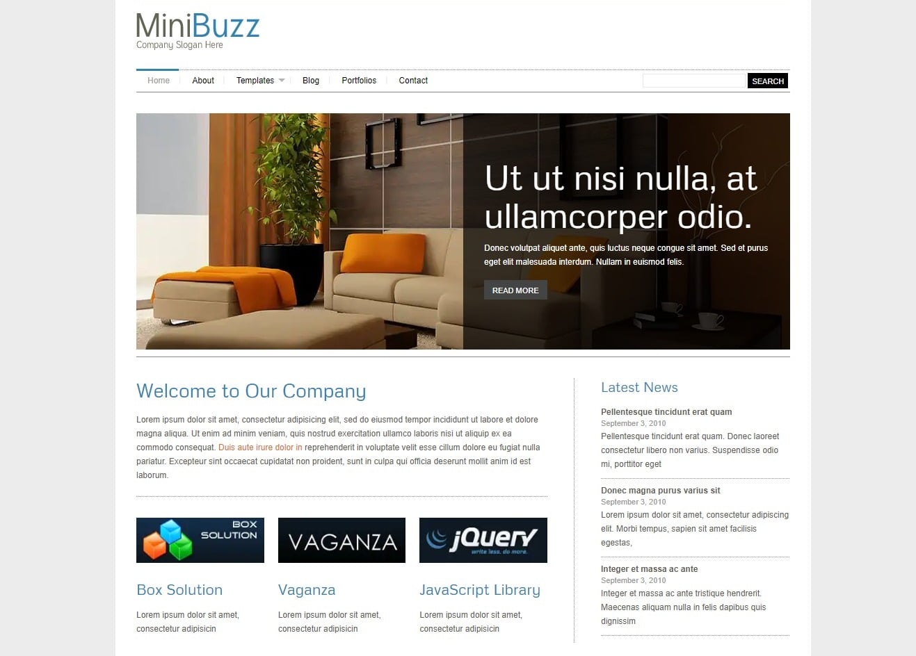 30+ Simple Website Template Option For Multiple Niche of Websites 2020