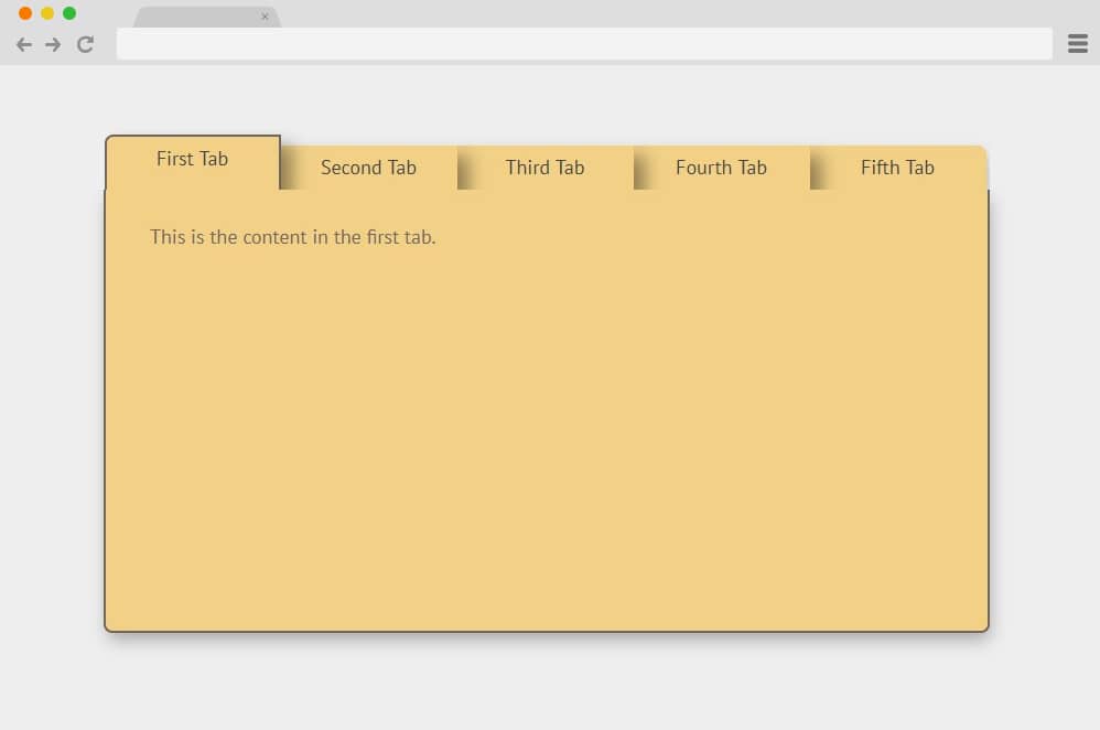 30+ CSS Tab Designs For A More Organized And Professional Looking site