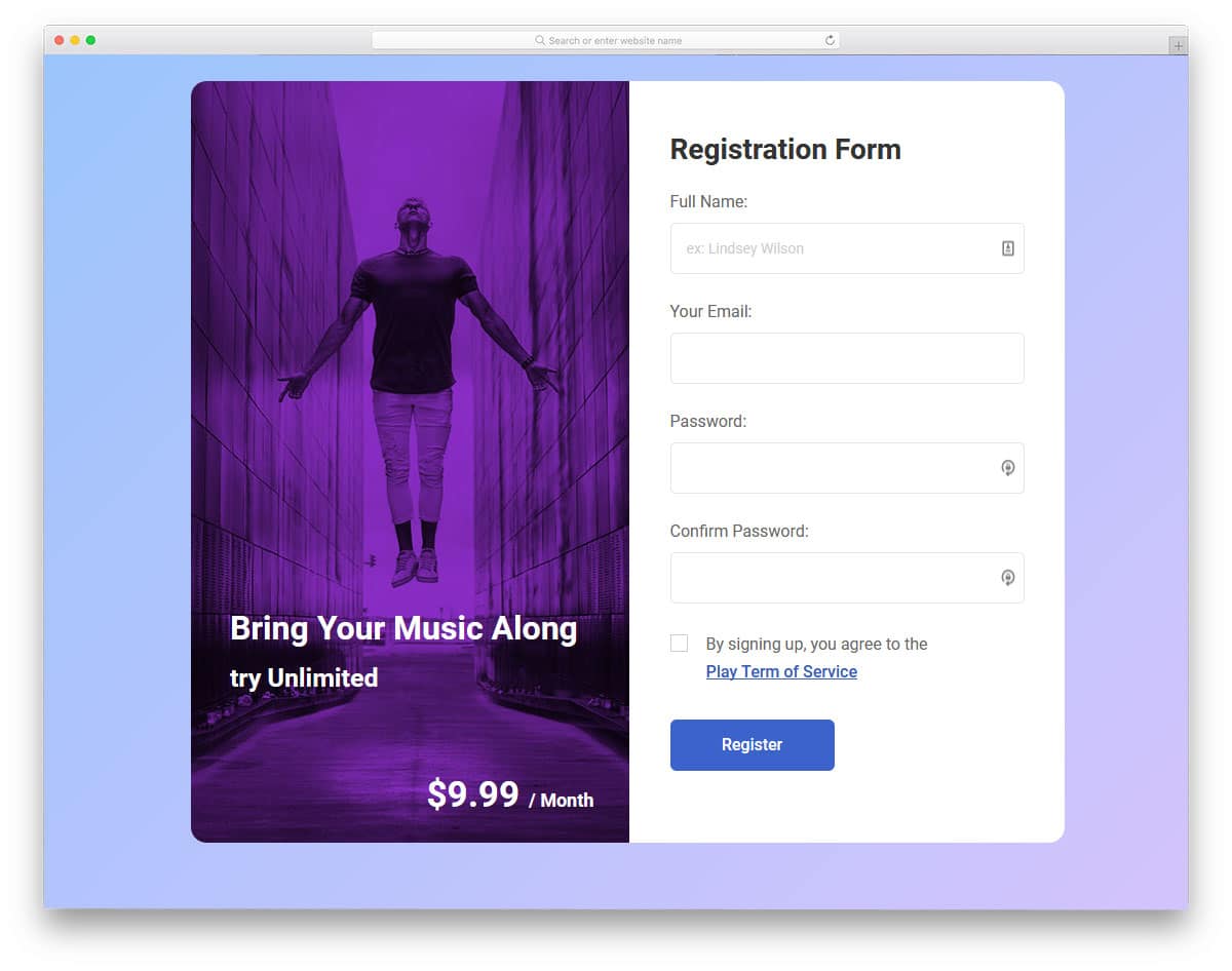 36 Cordial HTML Form Design Examples For Beginners 2022 uiCookies