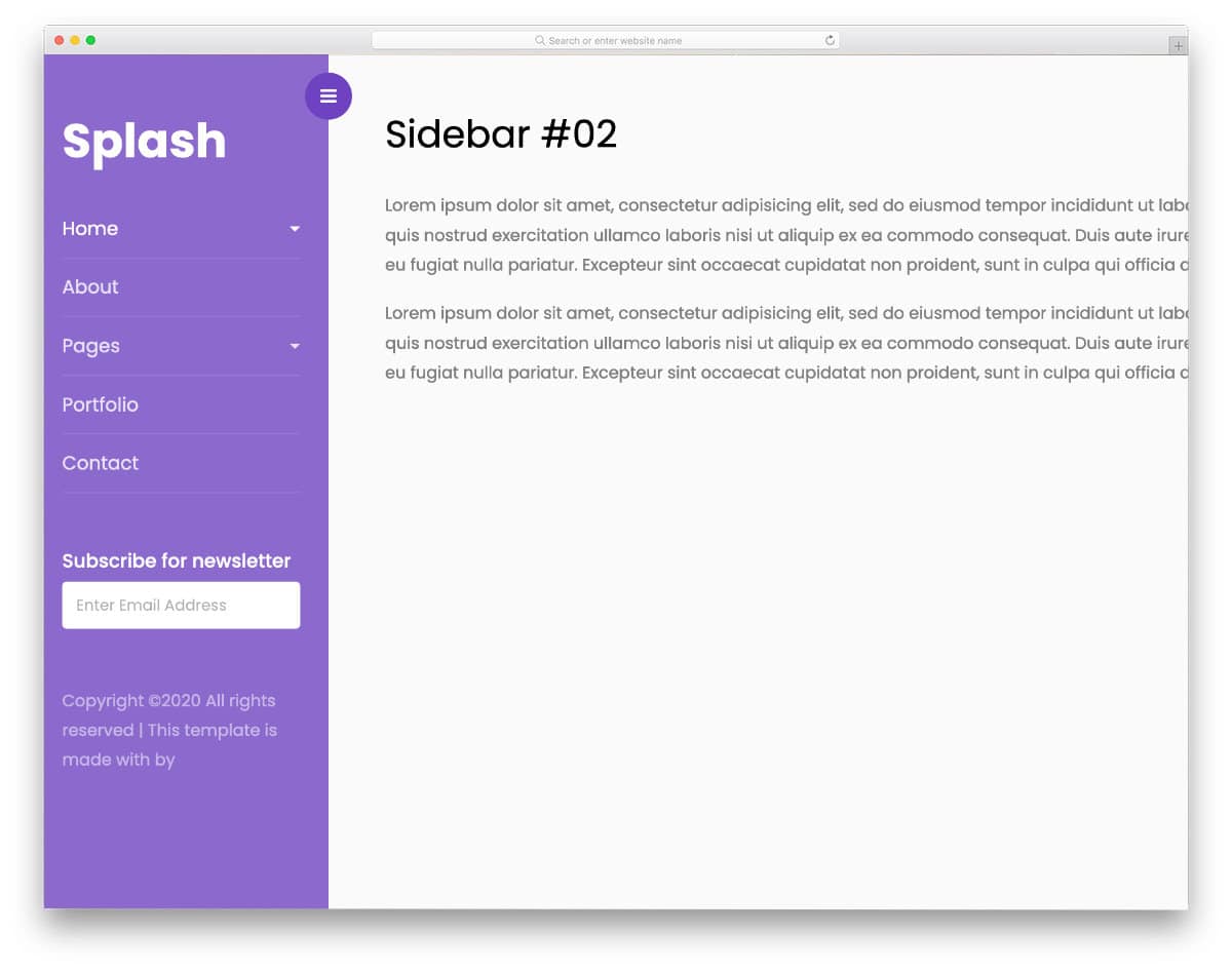 Left Side Menu Examples at Mildred Crespo blog