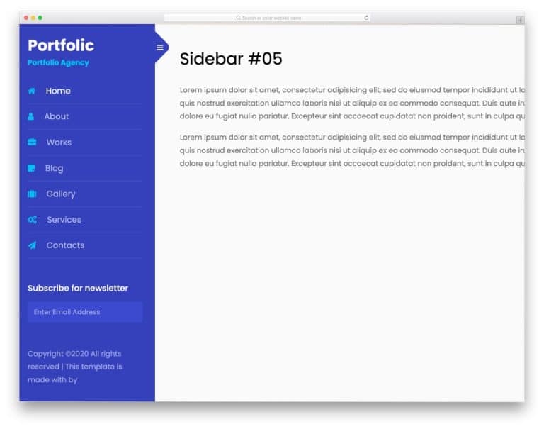 33 Bootstrap Sidebar Examples To Increase Accessibility Of Elements