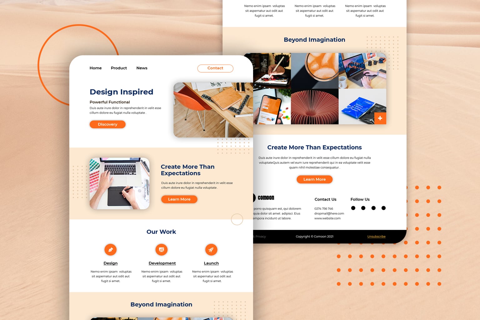 How To Create A Email Newsletter UI Creative