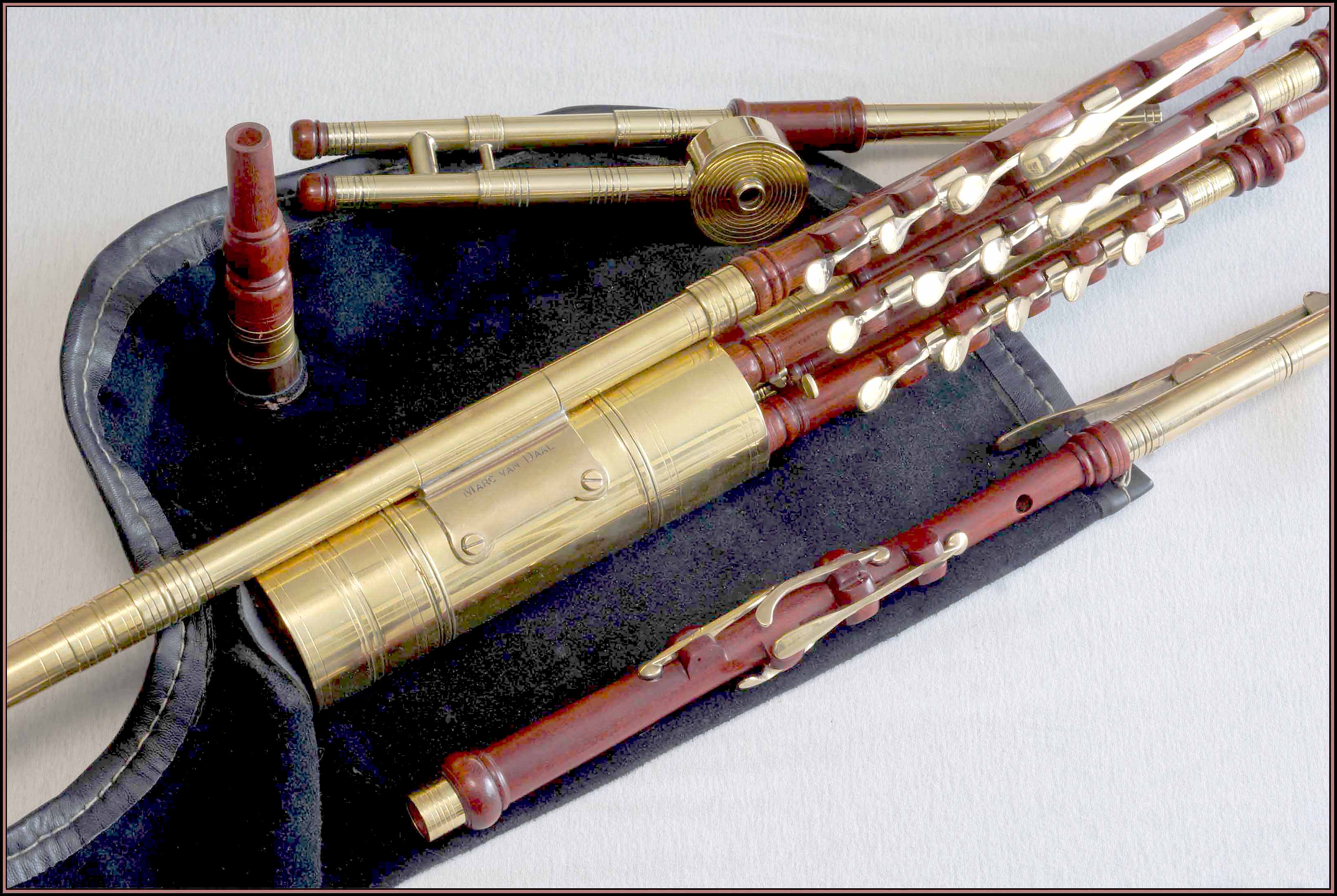 Custom made uilleann pipes by Marc van Daal