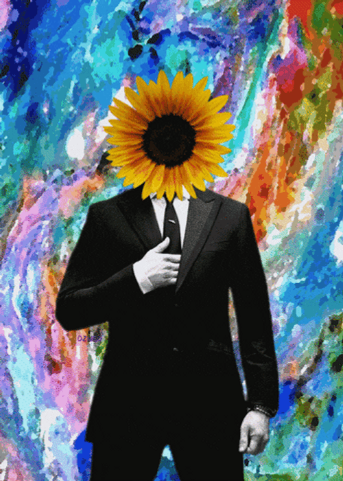 Flower Man In Suit GIF UINona GIFs