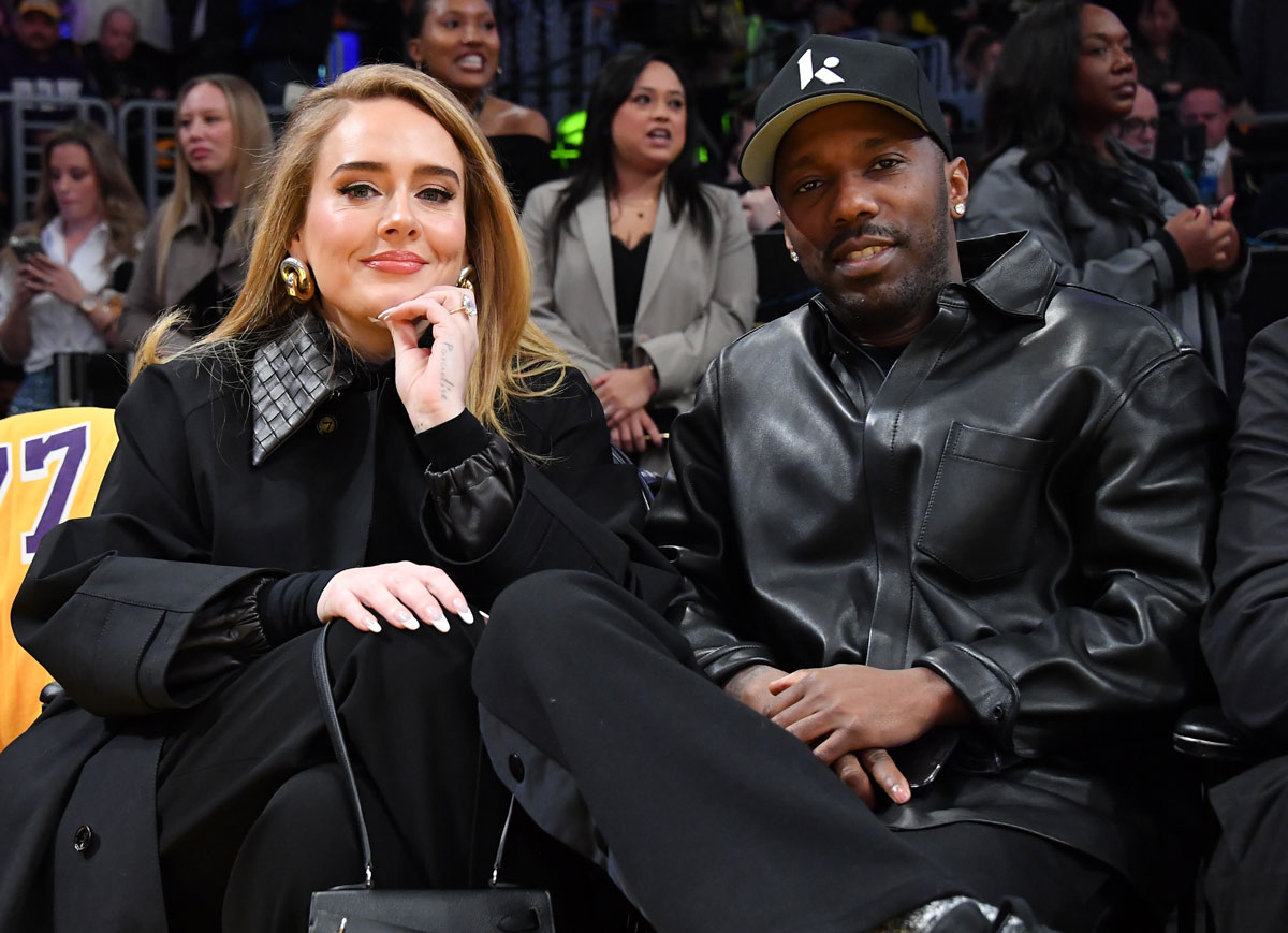 Adele & Rich Paul Enjoy Courtside Date Night At Lakers Game In Los